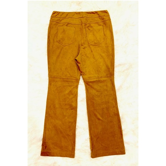 SOFT SURROUNDINGS Petite Faux Suede Pants - Picture 2 of 3